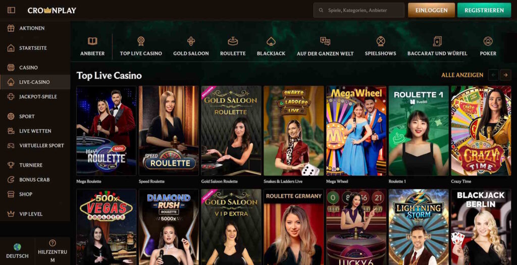 crownplay live casino